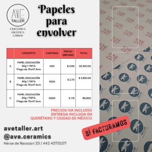 Impresión de papel para envolver personalizado